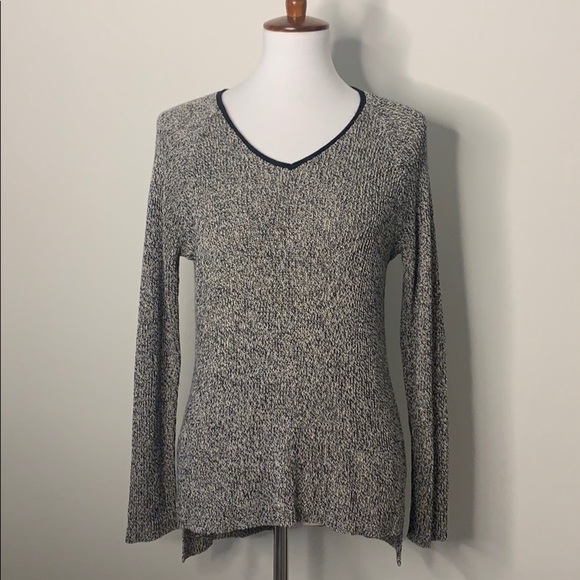 Eileen Fisher Sweaters - EILEEN FISHER Hi-Lo V-Neck Knitted Box Top Sweater